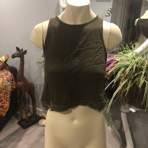 3/$33 - Papaya crop top